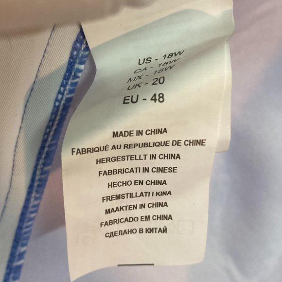 NWT La Blanca Printed Tankini Plus Size Top swimsuit - Picture 4 of 5